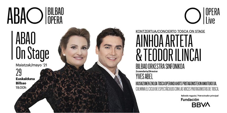Ainhoa Arteta y Teodor Ilincai clausuran el ciclo de recitales y conciertos ABAO on Stage