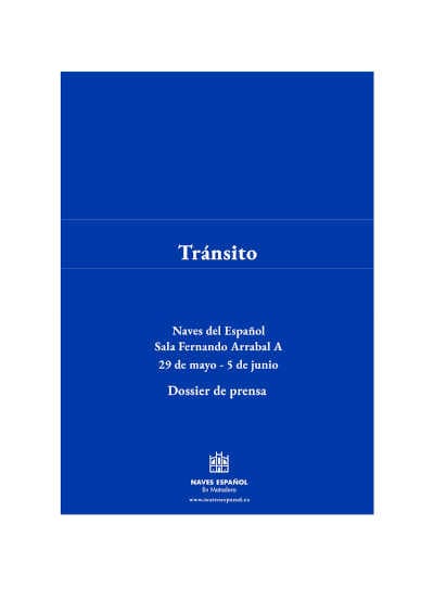Naves del Español y el Teatro Real presentan el estreno mundial de la ópera Tránsito