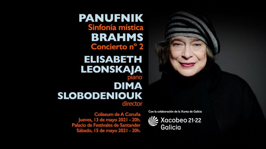 La Sinfónica de Galicia y Elisabeth Leonskaja ofrecen un concierto en el Palacio de Festivales de Santander
