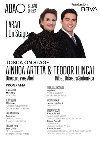 Ainhoa Arteta y Teodor Ilincai clausuran el ciclo de recitales y conciertos ABAO on Stage