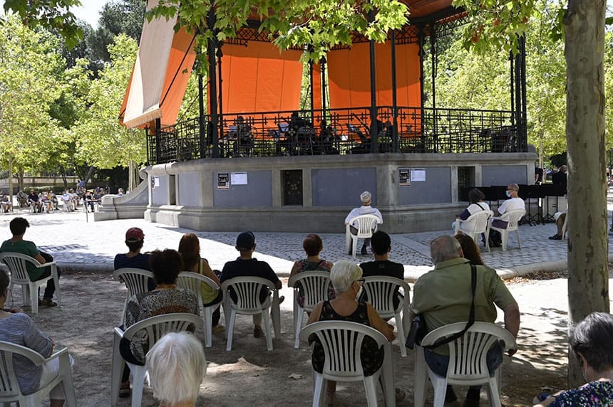 La Banda Sinfónica Municipal de Madrid inicia su ciclo de conciertos de verano en el Parque de El Retiro