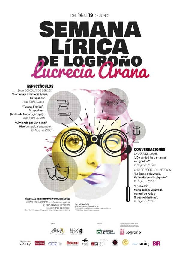 Se celebrará la I Semana Lírica de Logroño «Lucrecia Arana»