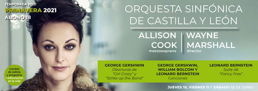 La Orquesta Sinfónica de Castilla y León ofrece un recital de música norteamericana bajo la dirección de Wayne Marshall