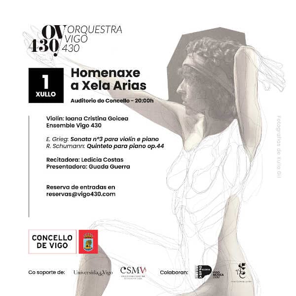 La OV430 rinde homenaje a Xela Arias junto a Ledicia Costas La OV430 rinde homenaje a Xela Arias junto a Ledicia Costas