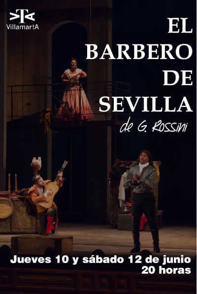 El Teatro Villamarta acoge la ópera «El barbero de Sevilla», con producción musical de Centro Lírico del Sur
