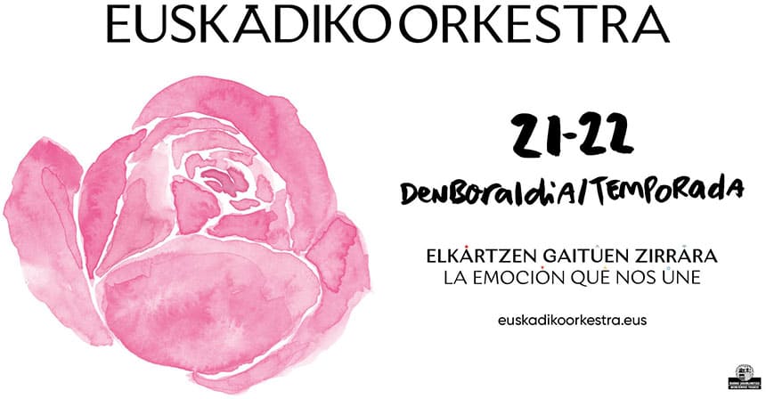 Euskadiko Orkestra presenta su nueva Temporada 21-22: Optimismo, descubrimiento y buena música
