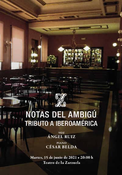 El tenor y actor ángel Ruiz y el pianista César Belda proponen un viaje por la música Iberoamericana