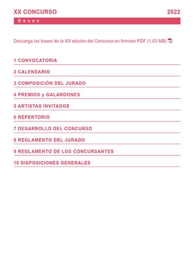 Abierto el período de inscripción para el XX Concurso Internacional de Piano de Santander Paloma O’Shea