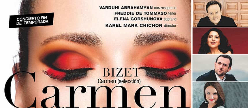 Varduhi Abrahamyan y Freddie De Tommaso, excepcional pareja para Carmen con la Filarmónica de Gran Canaria y Chichon