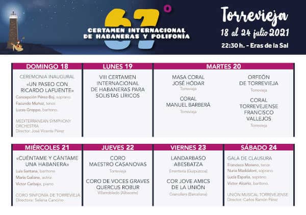 Presentada la 67º edición del Certamen Internacional de Habaneras y Polifonía