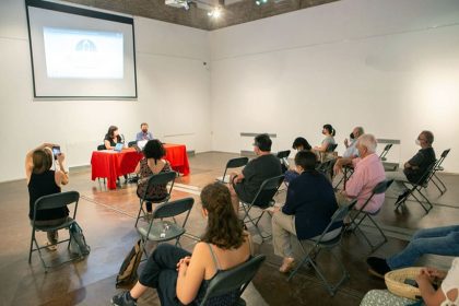 Teresa Bueso y Joan Enric Lluna en la prsentación
