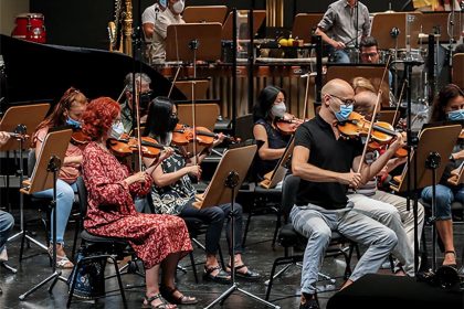 La ROSS grabando «Achemy»