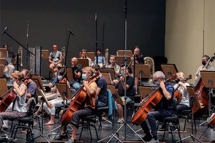 La ROSS grabando «Achemy»