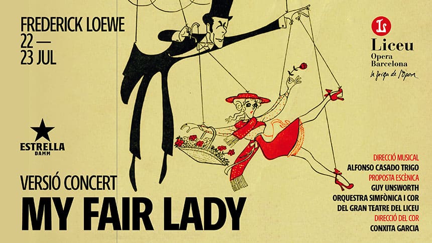 El musical ‘My Fair Lady’ se podrá ver por primera vez en el Liceu en una versión semiescenificada El musical ‘My Fair Lady’ se podrá ver por primera vez en el Liceu en una versión semiescenificada