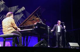Dorantes derrochó identidad en una noche protagonizada por el piano en el Festival Internacional del Cante de las Minas Dorantes y Pedro ‘El Granaíno’