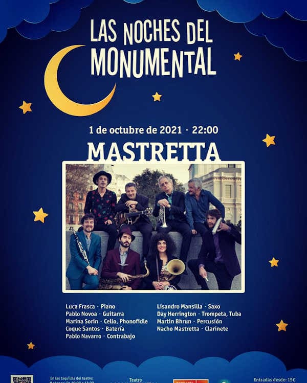 Regresan «Las noches del Monumental de RTVE, con Nacho Mastretta y su banda de jazz