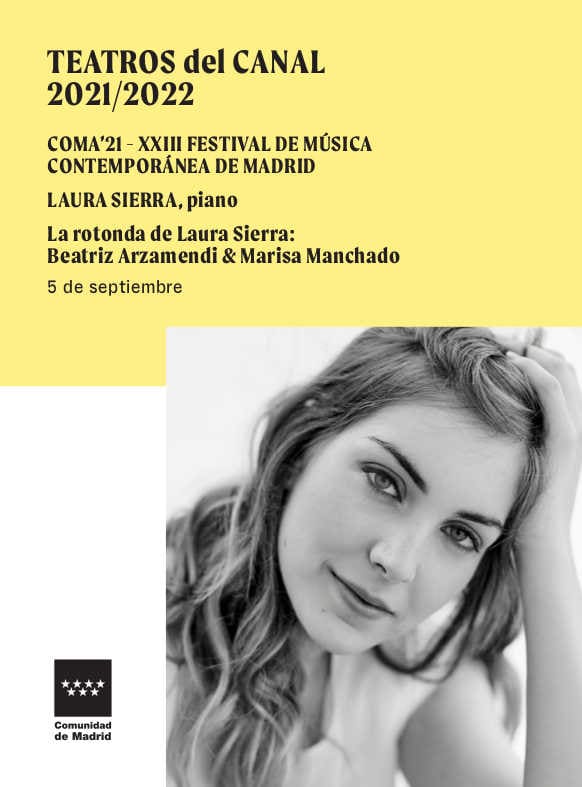 La pianista Laura Sierra abre el Festival de Música Contemporánea de Madrid COMA’21