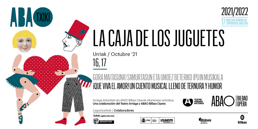 ABAO Bilbao Opera abre «La caja de los juguetes» para inaugurar la XVII Temporada ABAO TXIKI