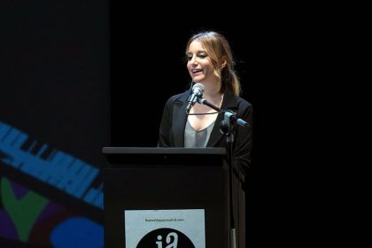 Andrea Levy presentando JAZZMADRID21