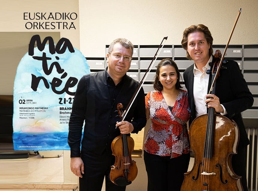 Makhtin, Stadler y Siciliano culminan su participación en el ‘Brahms Fest’ en la Matinée de Miramon de este sábado