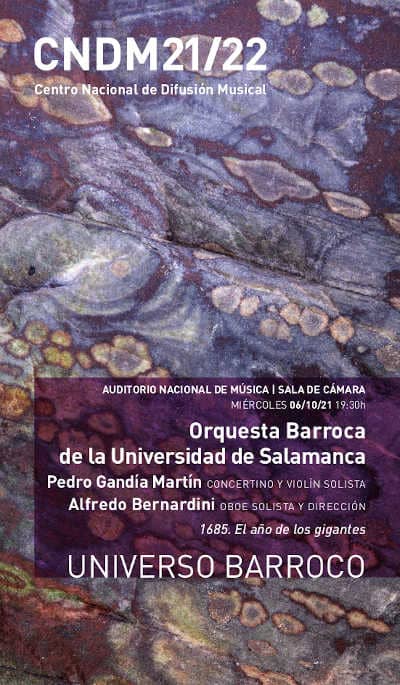 La Orquesta Barroca de la Universidad de Salamanca en concierto en el Auditorio Nacional