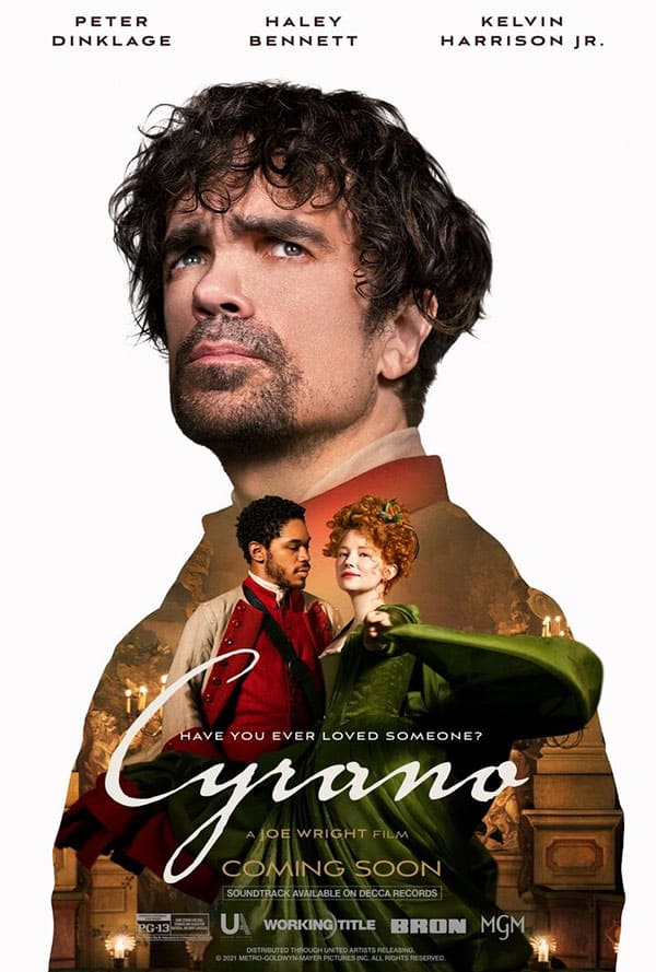 DECCA Records publicará la Banda Sonora Original de la película Cyrano de Joe Wright