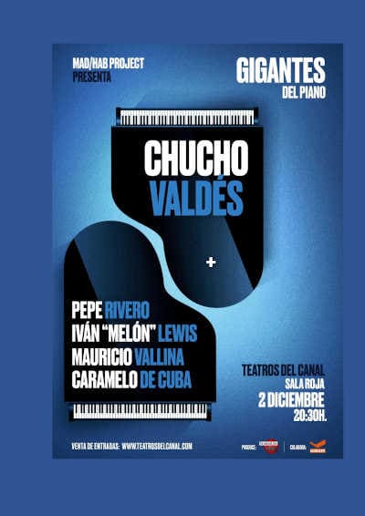 Gigantes del piano reúne a Chucho Valdés y otros cuatro maestros cubanos en un concierto único