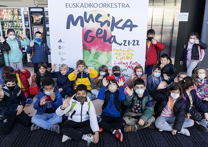 Presentación de la Temporada 21-22 del ciclo Musika Gela de la Euskadiko Orkestra