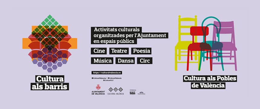 Cultura als barris y Cultura als pobles del Ayuntamiento de Valencia incluyen este fin de semana seis conciertos