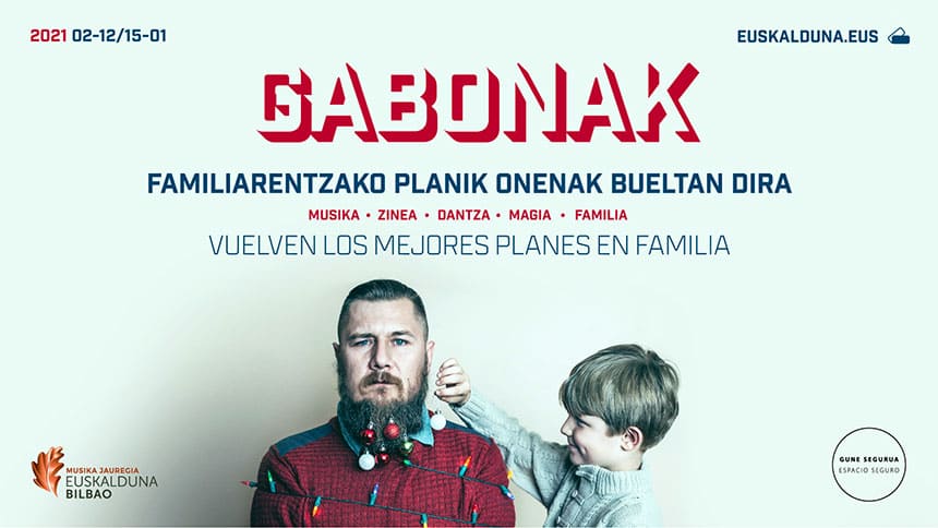 Vuelven los espectáculos de Navidad a Euskalduna con Gabonak Euskalduna 2021