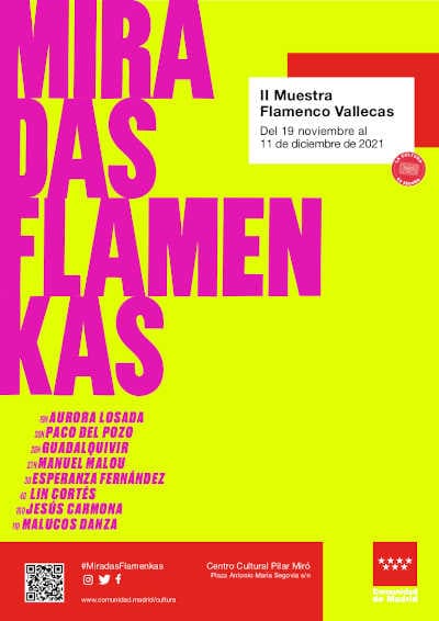 La cantaora Aurora Losada inaugura la segunda edición de Miradas Flamenkas con el estreno de Diferente