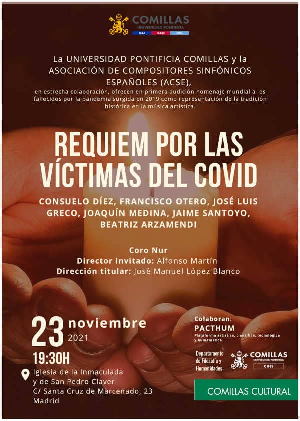 Estreno del Requiem por las víctimas del coronavirus en la iglesia de la Inmaculada