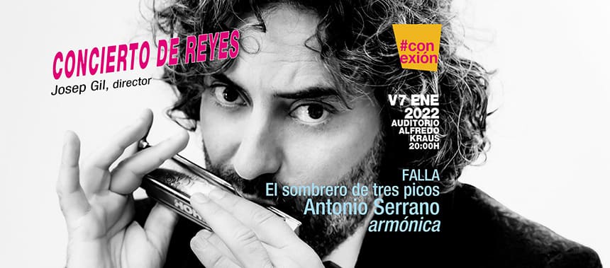 Antonio Serrano y el Marco Mezquida Jazz Trio el Concierto de Reyes de la Filarmónica de Gran Canaria