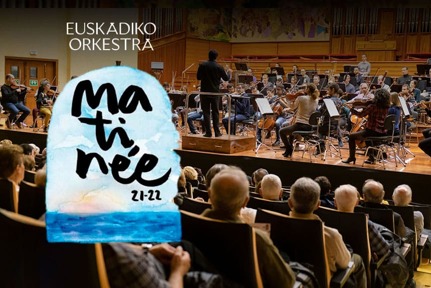 La Euskadiko Orkestra al completo en la Matinée de Miramon de este sábado