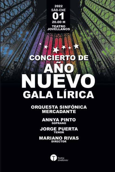 Concierto de Año Nuevo y Gala Lírica en el Teatro Jovellanos de Gijón