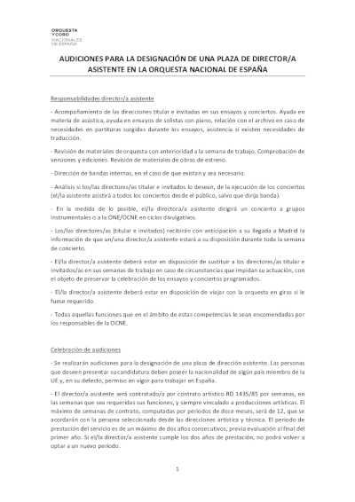 Concierto debut con la Orquesta y Coro Nacionales de España de jóvenes talentos españoles