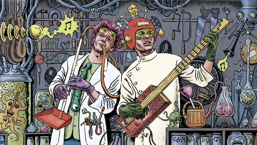 Taller de creación de instrumentos musicales organizado por el Picasso de Málaga y la Fundación SGAE