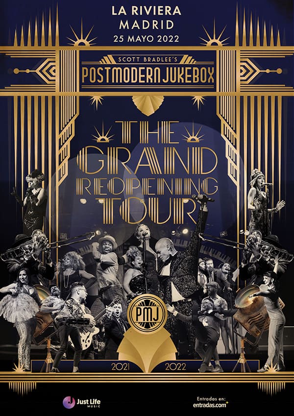 Postmodern Jukebox: El gran espectáculo de pop-jazz y swing llega a Madrid