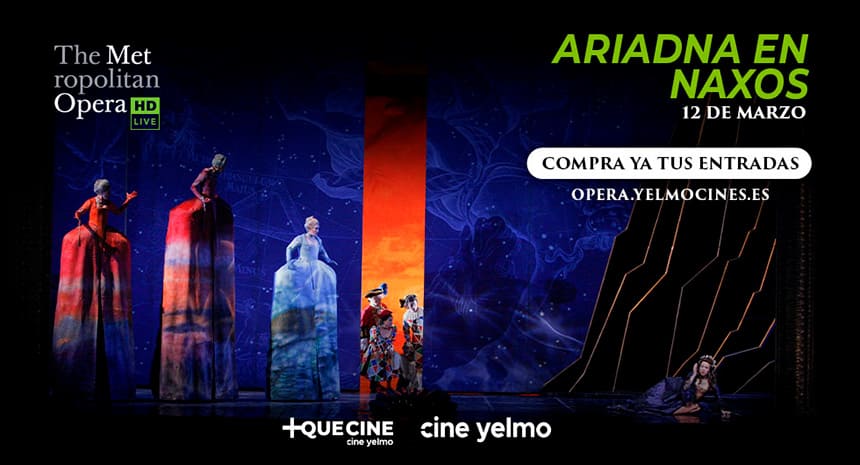Cine Yelmo proyecta en exclusiva la ópera de Strauss Ariadna en Naxos desde el MET de Nueva York