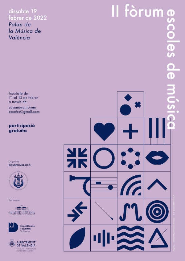 Las sociedades musicales de Valencia forman a su profesorado en igualdad en la segunda edición del Fòrum d’Escoles de Música