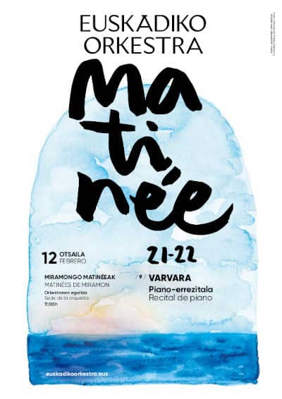 Recital de piano de Varvara en la Matinée de Miramon de este sábado