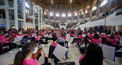 Éxito del IV Encuentro Fiddle reúne a 400 estudiantes de cuerda frotada de 26 escuelas de música de Cataluña