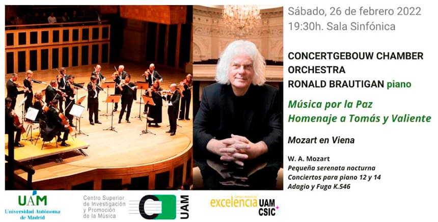 La Orquesta de Cámara del Concertgebouw y Ronald Brautigam en el Auditorio Nacional