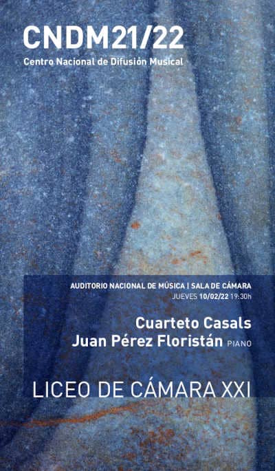 El Cuarteto Casals aplaza su concierto junto al pianista Juan Pérez Floristán en el Auditorio Nacional