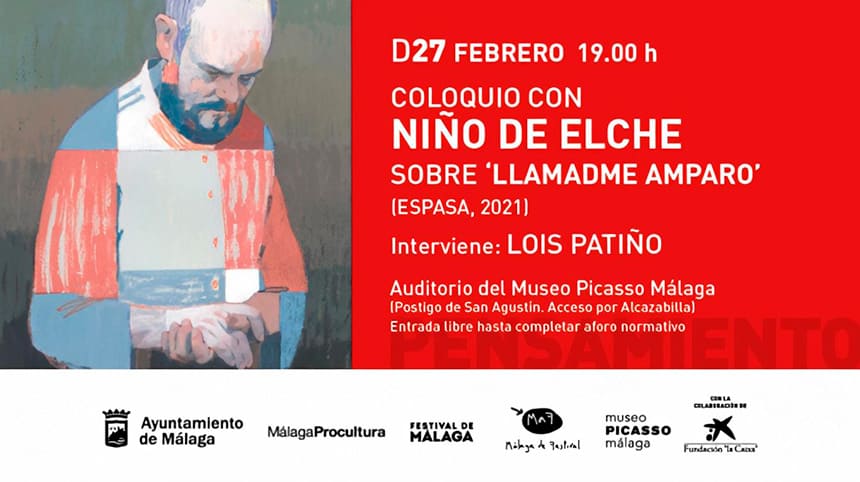 Niño de Elche presenta «Llamadme Amparo» en el MaF. Málaga de Festival