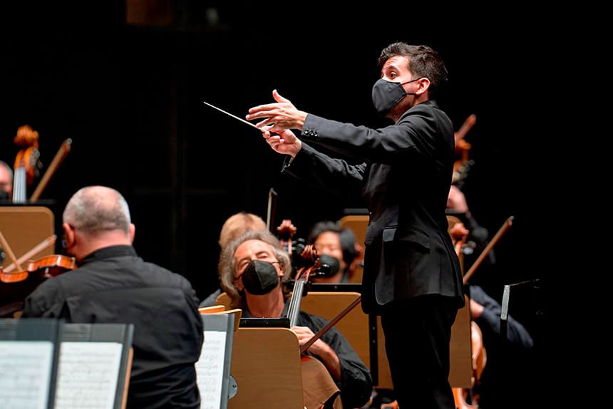 Nuno Coelho dirige la Orquesta Sinfónica RTVE con la cuarta de Brahms y Taras Bulba, de Janacek