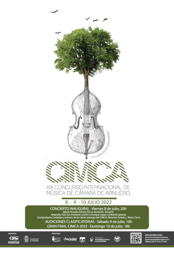 Concurso Internacional de Música de Cámara de Arnuero, CIMCA 2022, acaba de abrir el plazo de matrícula
