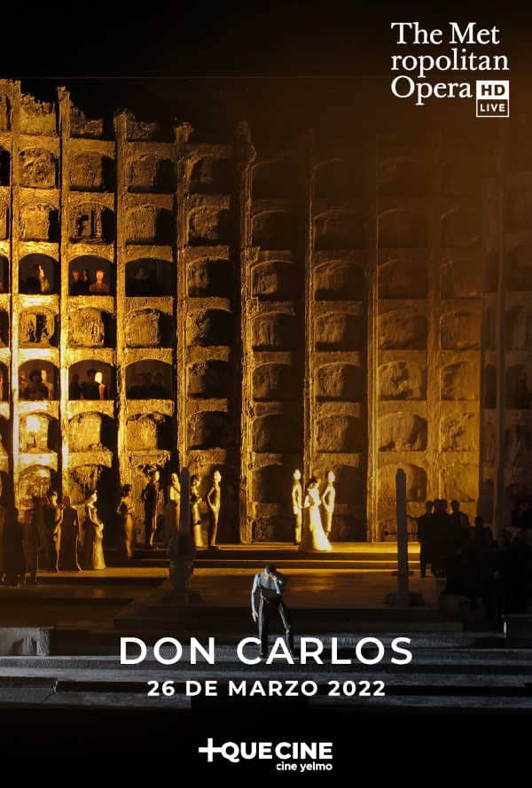 Don Carlos, llega en exclusiva a Cine Yelmo en su versión original por primera vez desde el MET de Nueva York