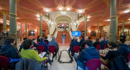 Una exposición itinerante recorre los cien años de actividad musical de Bilbao Orkestra Sinfonikoa
