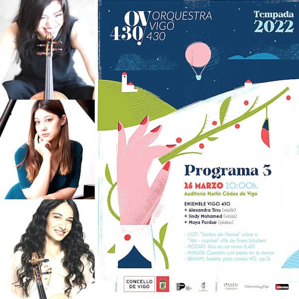 La Orquestra Vigo 430 presenta su Programa III en Auditorio Martín Códax